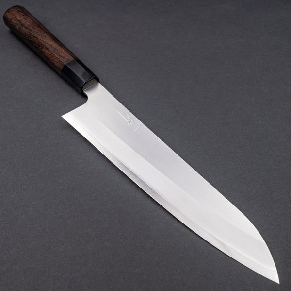 Hitohira Silver 3 Nashiji Gyuto 240mm Ebony Handle - Tetogi