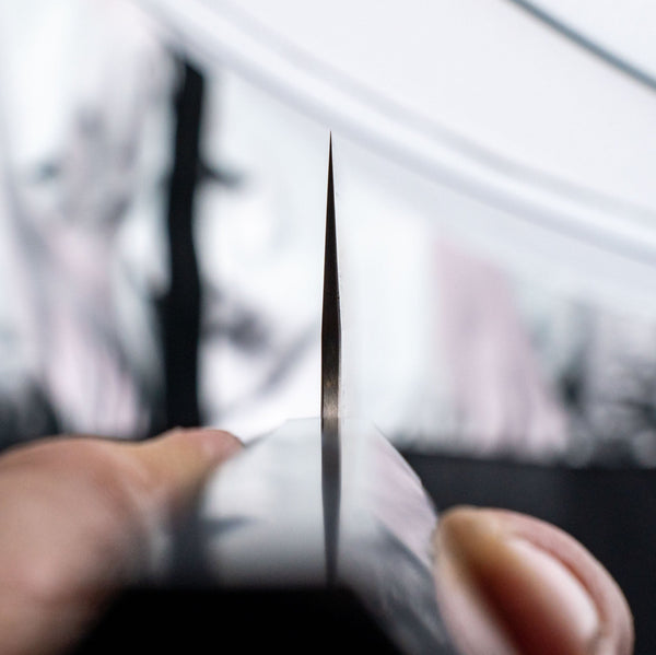 Hitohira Silver 3 Nashiji Nakiri 165mm Ebony Handle - Tetogi