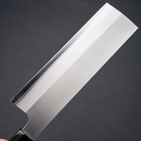 Hitohira Silver 3 Nashiji Nakiri 165mm Ebony Handle - Tetogi