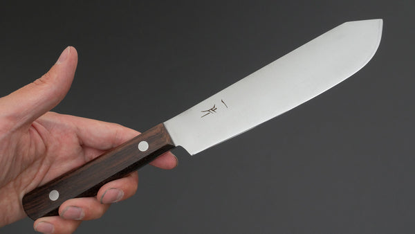 Hitohira SK Steel Butchering 150mm Wood Handle (No Bolster) - Tetogi