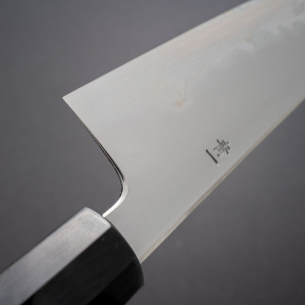 Hitohira Tanaka Izo Blue #1 Stainless Clad Gyuto 210mm Ziricote Handle - Tetogi