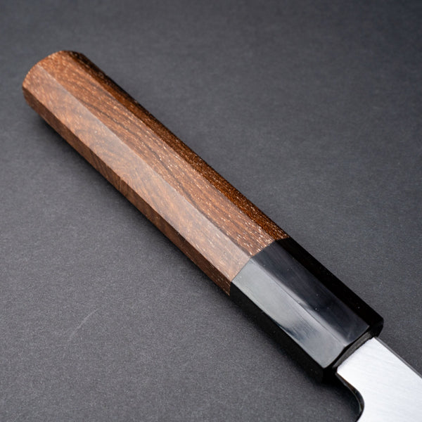 Hitohira Tanaka Kyuzo Blue 1 Migaki Gyuto 240mm Ziricote Handle (Extra Height) - Tetogi