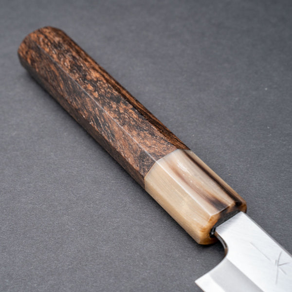 Hitohira Tanaka Kyuzo Blue 1 Migaki Kiritsuke Petty 130mm Ziricote Handle - Tetogi