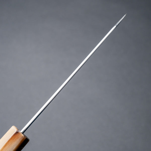 Hitohira Tanaka Kyuzo Blue 1 Migaki Kiritsuke Petty 130mm Ziricote Handle - Tetogi