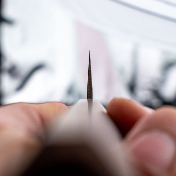 Hitohira TD Blue #2 Stainless Clad Kurouchi Sujihiki 270mm Walnut Handle Product vendor