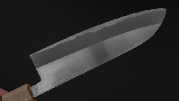 Hitohira TD Blue #2 Stainless Clad Migaki Santoku 165mm Walnut Handle - Tetogi