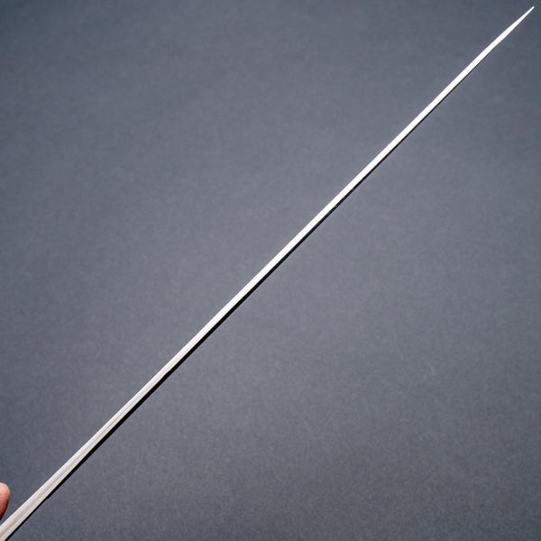 Hitohira TD Blue 2 Stainless Clad Nashiji Sujihiki 240mm Walnut Handle - Tetogi