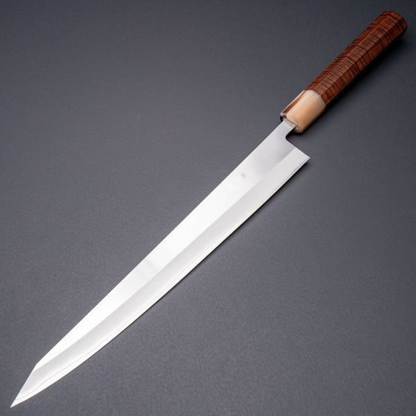 Hitohira TD SLD Migaki Sujihiki 270mm Riisgaard Mulga Handle - Tetogi