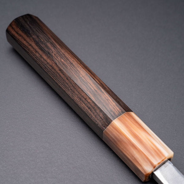 Hitohira TD SLD Tsuchime Gyuto 240mm Ebony Handle - Tetogi