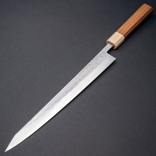 Hitohira TD SLD Tsuchime Sujihiki 270mm Walnut Handle - Tetogi
