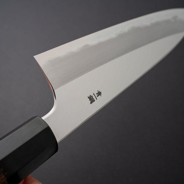 Hitohira Togashi Blue #1 Stainless Clad Migaki Gyuto 210mm Ziricote Handle - Tetogi