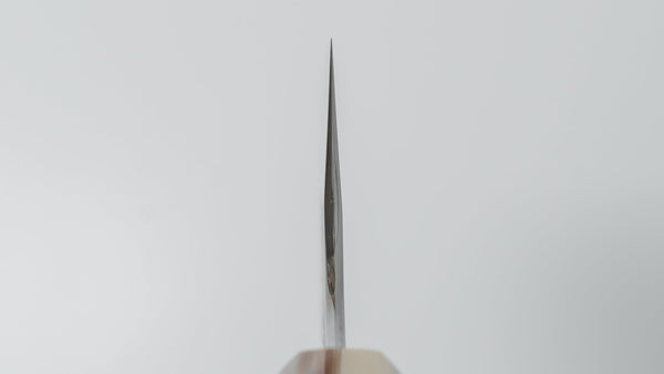 Hitohira Togashi Blue #2 Kurouchi Gyuto 210mm Ebony Handle - Tetogi