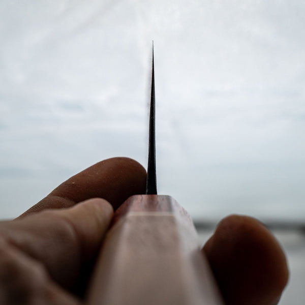 Hitohira Tosa Kurouchi Blue 2 Nakiri 170mm Walnut Handle (Rengas Ferrule) - Tetogi