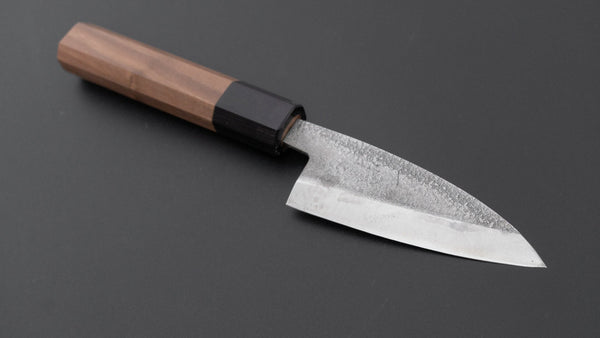 Hitohira VG10 Tsuchime Deba 90mm Walnut Handle - Tetogi