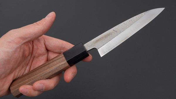 Hitohira VG10 Tsuchime Kaisaki 105mm Walnut Handle - Tetogi