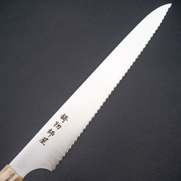 Hitohira Imojiya TH Stainless Bread Knife 240mm Ebony Handle