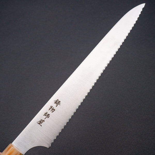 Hitohira Imojiya TH Stainless Bread Knife 240mm Beechwood Handle