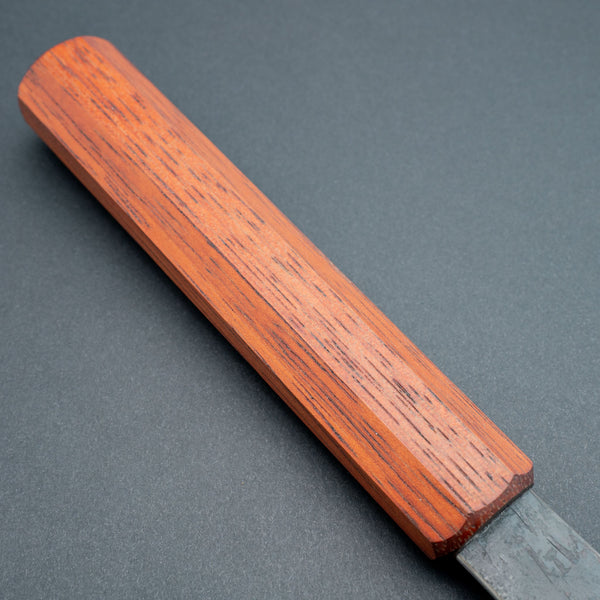 Isamitsu White 1 Stainless Clad Kurouchi Nakiri 180mm Riisgaard Handle - Tetogi