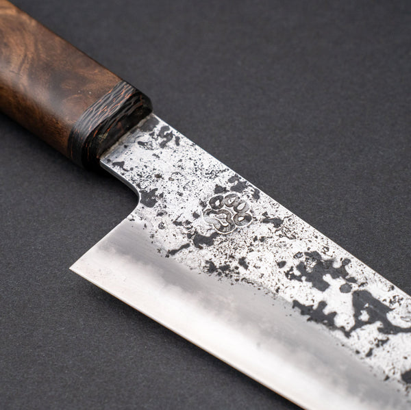 Isasmedjan Petty 26c3 140mm Walnut Burl Handle - Tetogi