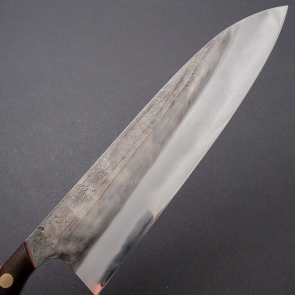 Jiro Tsuchime Yo Gyuto 240mm Tagayasan Handle (#597) - Tetogi