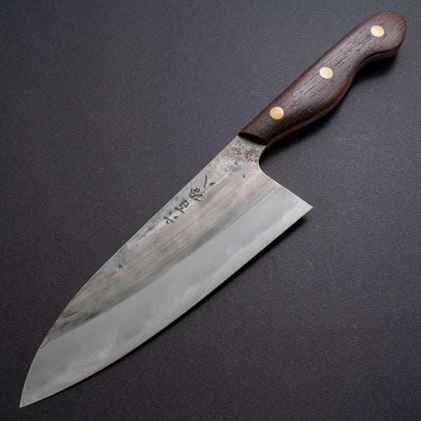 Jiro Tsuchime Yo Santoku 180mm Tagayasan Handle (#618) - Tetogi