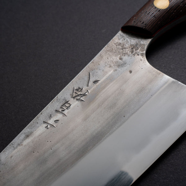 Jiro Tsuchime Yo Santoku 180mm Tagayasan Handle (#618) - Tetogi