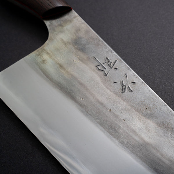 Jiro Tsuchime Yo Santoku 180mm Tagayasan Handle (#618) - Tetogi