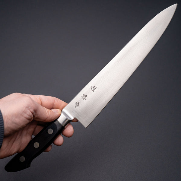 Katsuhide Carbon Gyuto 240mm Pakka Handle - Tetogi
