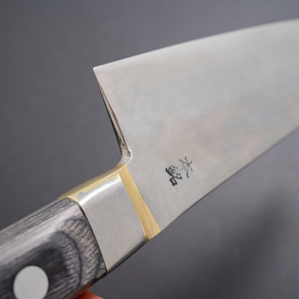 Kogetsu Carbon Yo Deba 180mm Pakka Handle - Tetogi