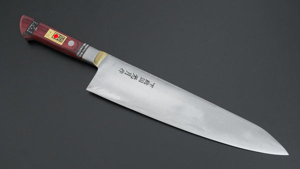 Kogetsu White #1 Gyuto 240mm Wine Pakka Handle - Tetogi