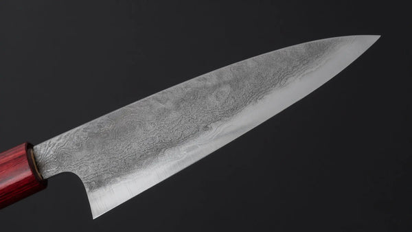 Kudo Knife Forge VG10 Damascus Petty 130mm Wood Handle - Tetogi