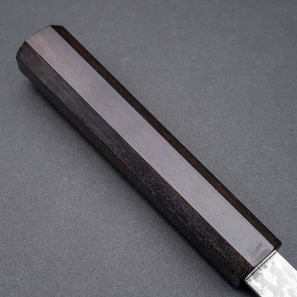 Makoto Kurosaki VG7 Damascus Nakiri 170mm Ebony Handle - Tetogi