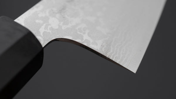 Makoto Kurosaki VG7 Damascus Santoku 165mm Ebony Handle - Tetogi