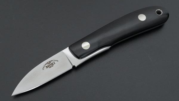 MOKI Banff Fixed Blade Linen Micarta Handle (Short) - Tetogi