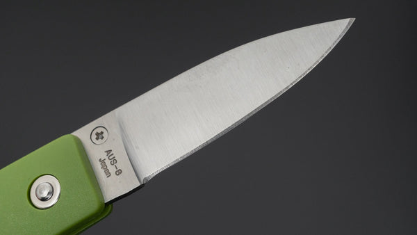 MOKI Coupe Folding Knife Grilon Handle (Olive Green) - Tetogi