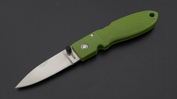 MOKI Coupe Folding Knife Grilon Handle (Olive Green) - Tetogi