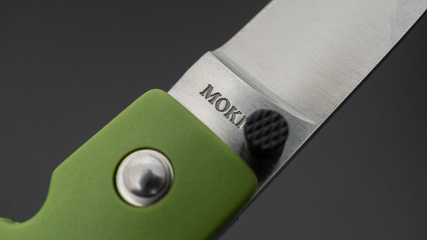 MOKI Coupe Folding Knife Grilon Handle (Olive Green) - Tetogi