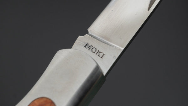 MOKI Kitsune Folding Knife Quince Handle - Tetogi