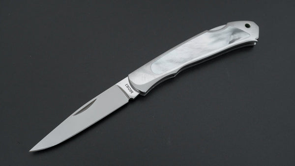 MOKI Therapy Folding Knife Mother of Pearl Handle - Tetogi