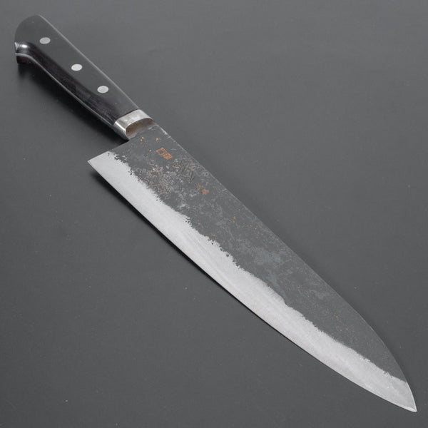 Morihei Hisamoto Kurouchi White #1 Gyuto 240mm Pakka Handle - Tetogi