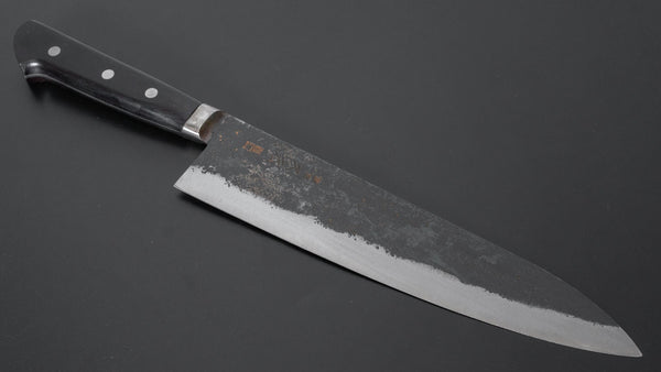 Morihei Hisamoto Kurouchi White #1 Gyuto 240mm Pakka Handle - Tetogi