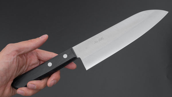 Morihei Kiyomitsu 80G Santoku Pakka Handle - Tetogi