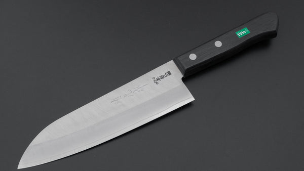 Morihei Kiyomitsu 80G Santoku Pakka Handle - Tetogi