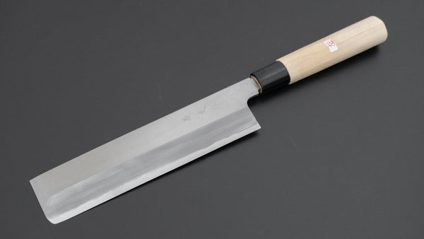 Morihei Yoshitomo Left - Handed Usuba 210mm Poplar Handle - Tetogi