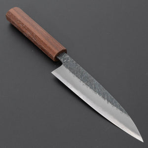 Muneishi Blue 2 Tsuchime Petty 135mm Walnut Handle - Tetogi
