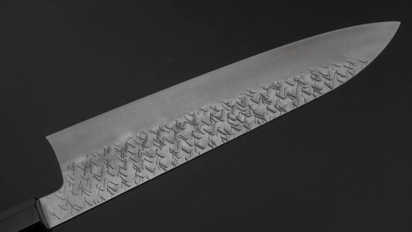 Nigara Blue Super Gyuto 240mm Ebony Handle - Tetogi