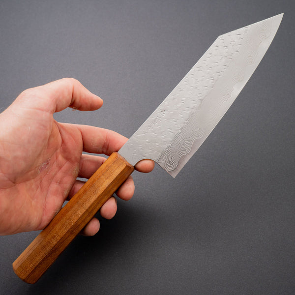 Nigara SG STRIX Bunka 180mm Riisgaard Teak Handle - Tetogi