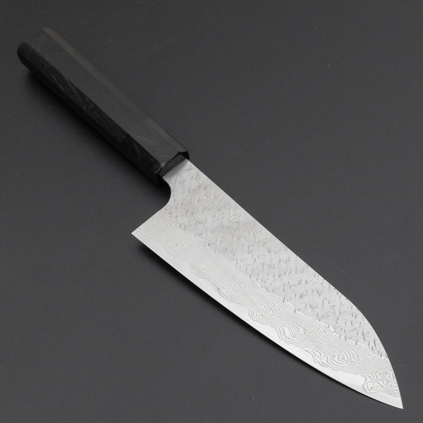 Nigara SG STRIX Santoku 180mm Ebony Handle - Tetogi