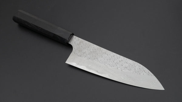 Nigara SG STRIX Santoku 180mm Ebony Handle - Tetogi