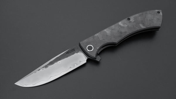 Nigara SG2 Folding Knife Carbon Fiber Handle - Tetogi